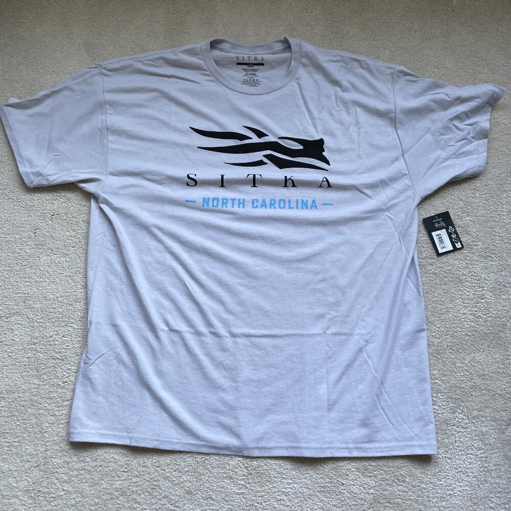 Men's Sitka North Carolina Tee Shirt...never worn